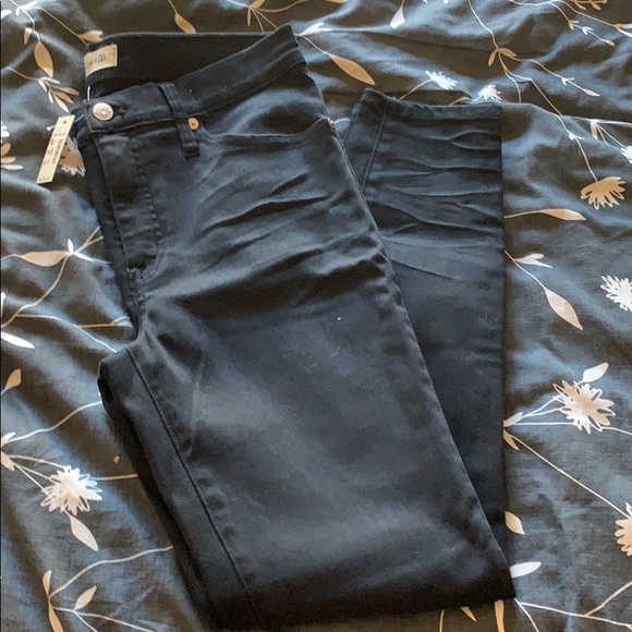 Madewell 9" Tencel Skinny Jeans in Lunar Wash - Picture 5 of 8